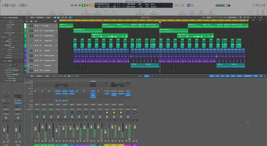 Sprint in Darkness Logic Pro Trap Template Playthrough