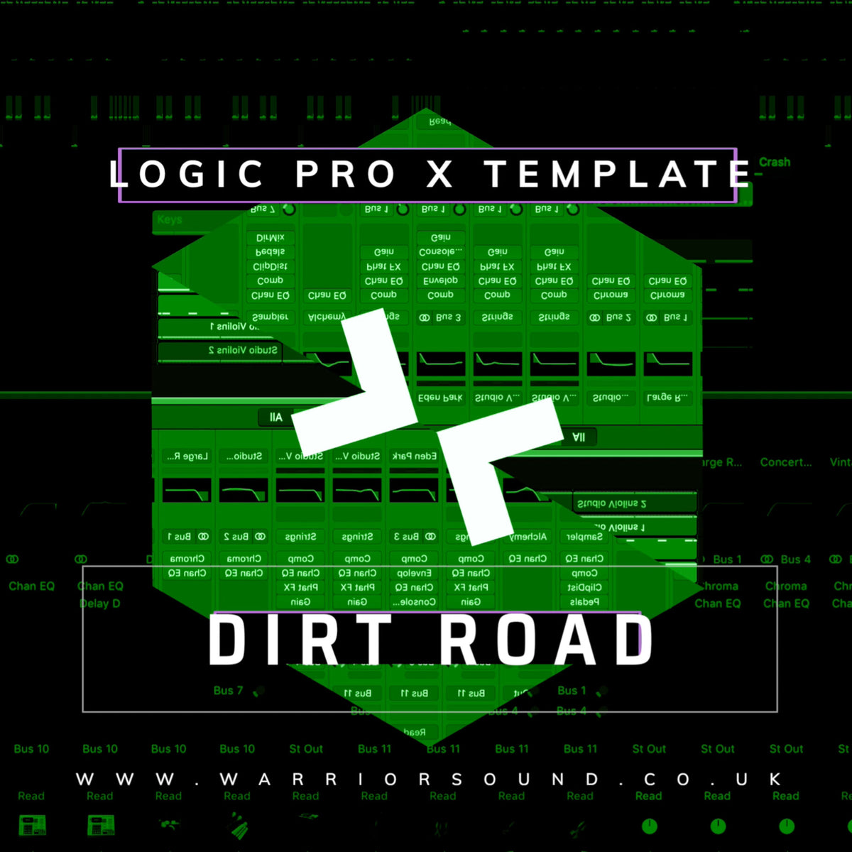 Logic Pro X Hip Hop / Rap Template - Dirt Road