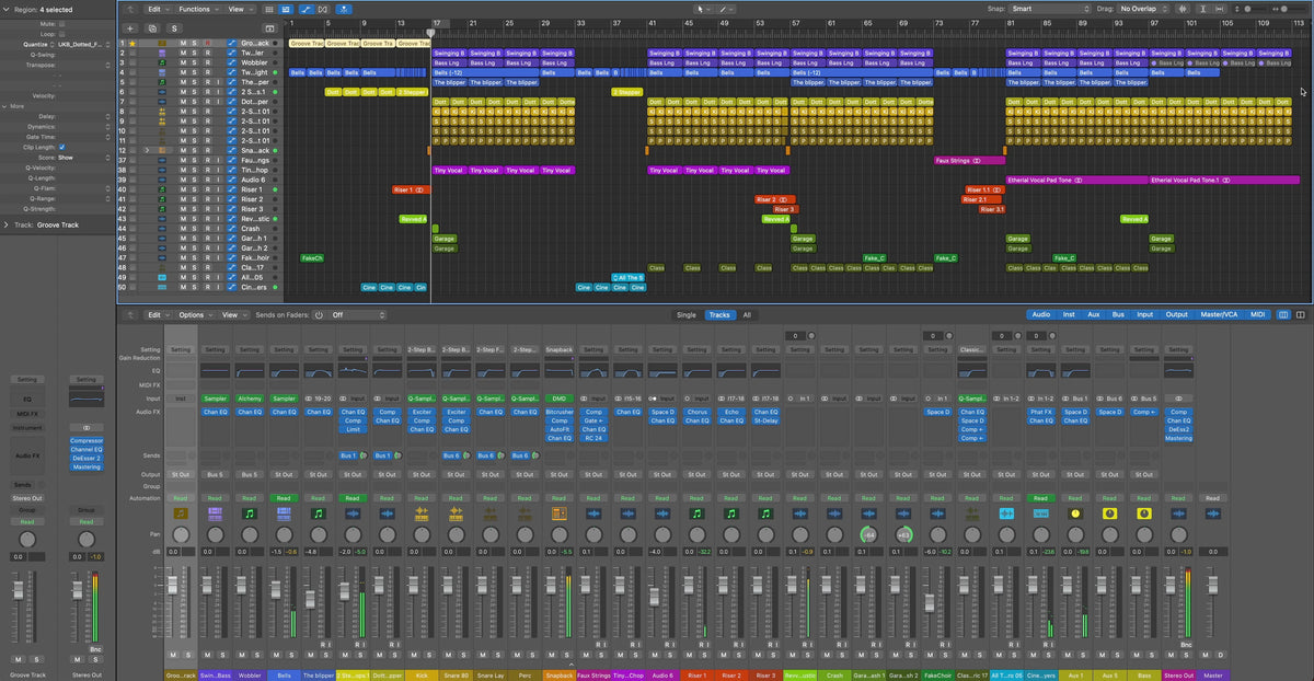 UKG Logic Pro Template "Cheeky 2 Stepper"