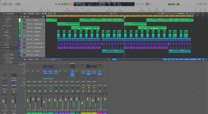 Sprint in Darkness Logic Pro Trap Template Playthrough