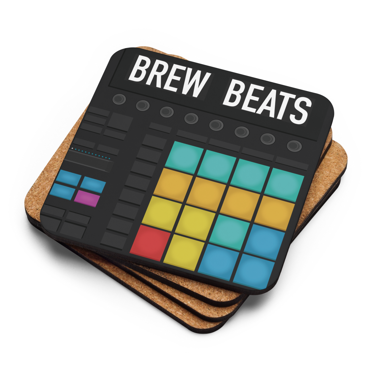 Brewing Beats Drinks Coaster